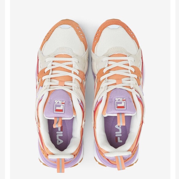 NEW (with box) FILA Women’s Sandenal Sneaker - orange - Picture 4 of 5